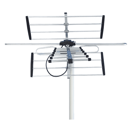 Digital TV Outdoor Antenna Aerial UHF VHF FM Signal Booster HD Appliances Kings Warehouse 