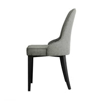 Dining Chairs Fabric Grey Set of 2 Domus dining Kings Warehouse 