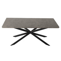 Dining Delight: Rectangular Table and Navy Velvet Chairs Dining Set Furniture Kings Warehouse 