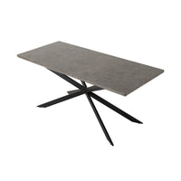 Dining Delight: Rectangular Table and Navy Velvet Chairs Dining Set Furniture Kings Warehouse 