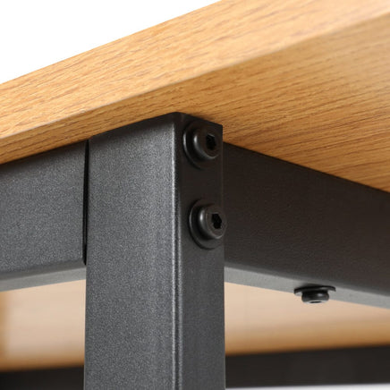 Dining Table 6 Seater Kitchen Cafe Rectangular Wooden Table 150CM Furniture Kings Warehouse 