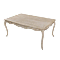 Dining Table Oak Wood Plywood Veneer White Washed Finish in large Size Furniture Kings Warehouse 