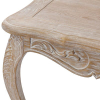 Dining Table Oak Wood Plywood Veneer White Washed Finish in large Size Furniture Kings Warehouse 