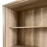 Display Shelf Book Case Stand Bookshelf Natural Wood like MDF in Oak Colour Furniture Kings Warehouse 