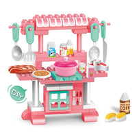 DIY Kitchen Block Play House - Kids Toy Creative Build Fun Set Home & Garden Kings Warehouse 