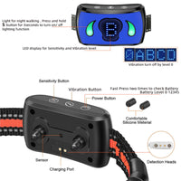 Dog Bark Collar - Vibration Magnetic Charging Waterproof Smart Barking Detection Home & Garden Kings Warehouse 