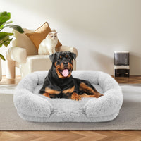 Dog Cat Pet Warm Soft Plush Nest Comfy Kennel Sleeping Calming Bed Memory Foam L Kings Warehouse 