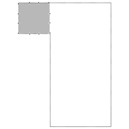 Dog Kennel Black 10.89 m² Steel Kings Warehouse 