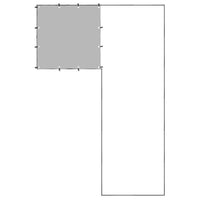 Dog Kennel Black 4.84 m² Steel Kings Warehouse 