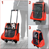 Dog Pet Safety Transport Carrier Backpack Trolley Pet Care Kings Warehouse 