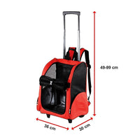 Dog Pet Safety Transport Carrier Backpack Trolley Pet Care Kings Warehouse 