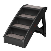 Dog Ramp Steps For Bed Sofa Car Pet Stairs Ladder Portable Foldable Black Pet Care Kings Warehouse 