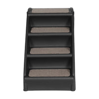 Dog Ramp Steps For Bed Sofa Car Pet Stairs Ladder Portable Foldable Black Pet Care Kings Warehouse 