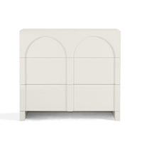 Dome White Sideboard Furniture Kings Warehouse 