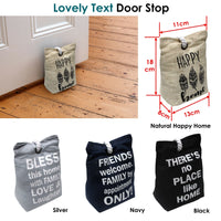 Door Stop Bag Navy Approx 0.98kg Home & Garden Kings Warehouse 