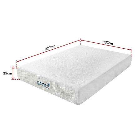 Double 25cm Gel Memory Foam Mattress – Dual-Layered Comfort with CertiPUR-US Certified Foam Furniture Kings Warehouse 