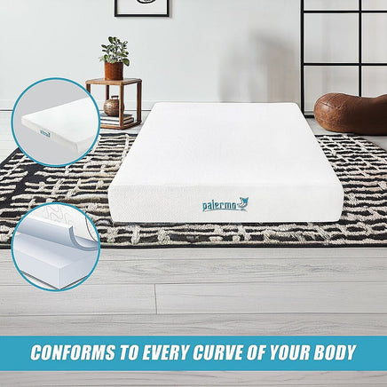 Double 25cm Gel Memory Foam Mattress – Dual-Layered Comfort with CertiPUR-US Certified Foam Furniture Kings Warehouse 
