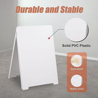 Double Side Sidewalk A-frame Sign Sandwich Board holds Graphic Plastic Panels Home & Garden Kings Warehouse 