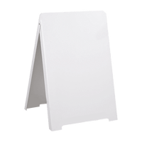 Double Side Sidewalk A-frame Sign Sandwich Board holds Graphic Plastic Panels Home & Garden Kings Warehouse 