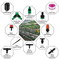 Drip Irrigation System Plant Self Garden Watering Hose Spray Kit Kings Warehouse 
