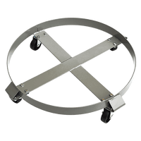 Drum Dolly 450kg 55 Gallon w Swivel Casters Heavy Duty Steel Frame Non Tipping Tools Kings Warehouse 