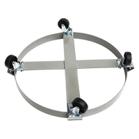 Drum Dolly 450kg 55 Gallon w Swivel Casters Heavy Duty Steel Frame Non Tipping Tools Kings Warehouse 