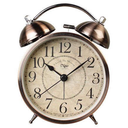 Dual Alarm Clock Twin Bell Alarm Clock, Bedroom Table Desk Alarm Clock Backlight Kings Warehouse 