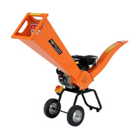 Ducar 7hp Wood Chipper Shredder Mulcher Grinder Petrol Orange Home & Garden Kings Warehouse 