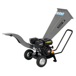 Ducar 7hp Wood Chipper Shredder Mulcher Grinder Petrol Silver Home & Garden Kings Warehouse 