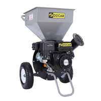 Ducar Wood Chipper Shredder Mulcher Garden 8hp Petrol Motor Upright Grinder - Silver Home & Garden Kings Warehouse 