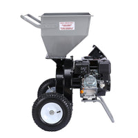 Ducar Wood Chipper Shredder Mulcher Garden 8hp Petrol Motor Upright Grinder - Silver Home & Garden Kings Warehouse 