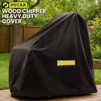 Ducar Wood Chipper Shredder Mulcher Garden 8hp Petrol Motor Upright Grinder - Silver Home & Garden Kings Warehouse 