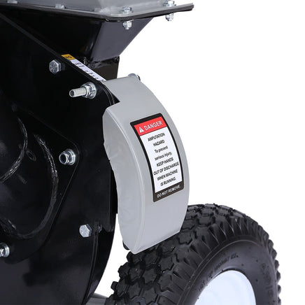 Ducar Wood Chipper Shredder Mulcher Garden 8hp Petrol Motor Upright Grinder - Silver Home & Garden Kings Warehouse 