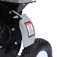 Ducar Wood Chipper Shredder Mulcher Garden 8hp Petrol Motor Upright Grinder - Silver Home & Garden Kings Warehouse 