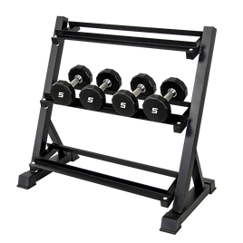 Dumbbell Rack Storage Stand Hex Weight Heavy Duty 3 Tier Wide Home Gym Fitness Sports & Fitness Kings Warehouse 
