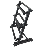 Dumbbell Rack Storage Stand Hex Weight Heavy Duty 3 Tier Wide Home Gym Fitness Sports & Fitness Kings Warehouse 