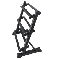 Dumbbell Rack Storage Stand Hex Weight Heavy Duty 3 Tier Wide Home Gym Fitness Sports & Fitness Kings Warehouse 