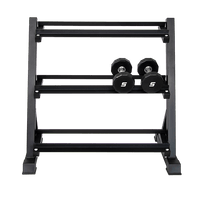 Dumbbell Rack Storage Stand Hex Weight Heavy Duty 3 Tier Wide Home Gym Fitness Sports & Fitness Kings Warehouse 