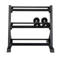 Dumbbell Rack Storage Stand Hex Weight Heavy Duty 3 Tier Wide Home Gym Fitness Sports & Fitness Kings Warehouse 