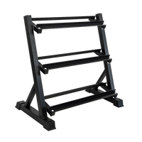 Dumbbell Rack Storage Stand Hex Weight Heavy Duty 3 Tier Wide Home Gym Fitness Sports & Fitness Kings Warehouse 