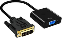 DVI to VGA Adapter,ABLEWE 1080p Active DVI-D to VGA Adapter Converter 24+1 Male to Female Adapter Kings Warehouse 
