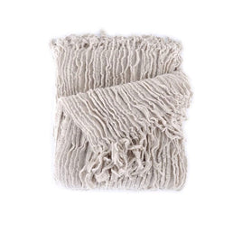 Dylan Taupe Knitted Throw Rug Home & Garden Kings Warehouse 