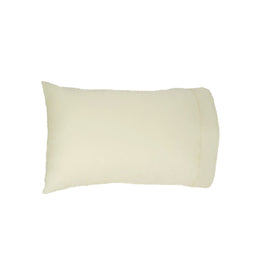 Easyrest 250tc Cotton Standard Pillowcase Cream Home & Garden Kings Warehouse 