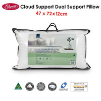 Easyrest Cloud Support Dual Support Pillow 47 x 72 x 12 cm Home & Garden Kings Warehouse 
