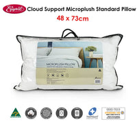 Easyrest Cloud Support Microplush Standard Pillow 48 x 73 cm Home & Garden Kings Warehouse 