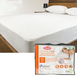 Easyrest Cotton Terry Waterproof Mattress Protector - King Home & Garden Kings Warehouse