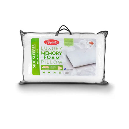 Easyrest Side Sleeper High Profile Luxury Memory Foam Pillow 65 x 40 + 12cm BONUS removable Cover Home & Garden Kings Warehouse 