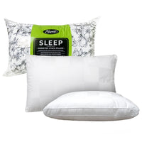 Easyrest Sleep Twin Pack Gusseted Medium Standard Pillows Home & Garden Kings Warehouse 