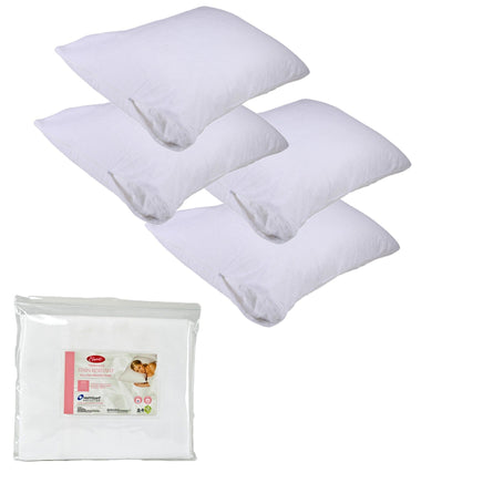 Easyrest Stain Resistant Standard Pillow Protectors 4 Pack Home & Garden Kings Warehouse 