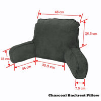 Easyrest Standard Backrest Pillow Charcoal Home & Garden Kings Warehouse 